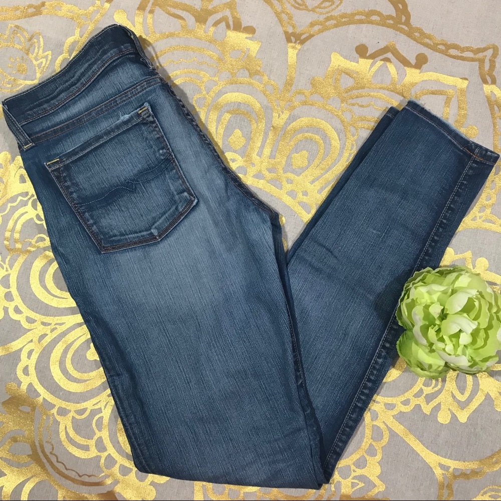 Lucky Brand Skinny Blue Jeans Sz 6/28 (Z11) - Picture 4 of 7